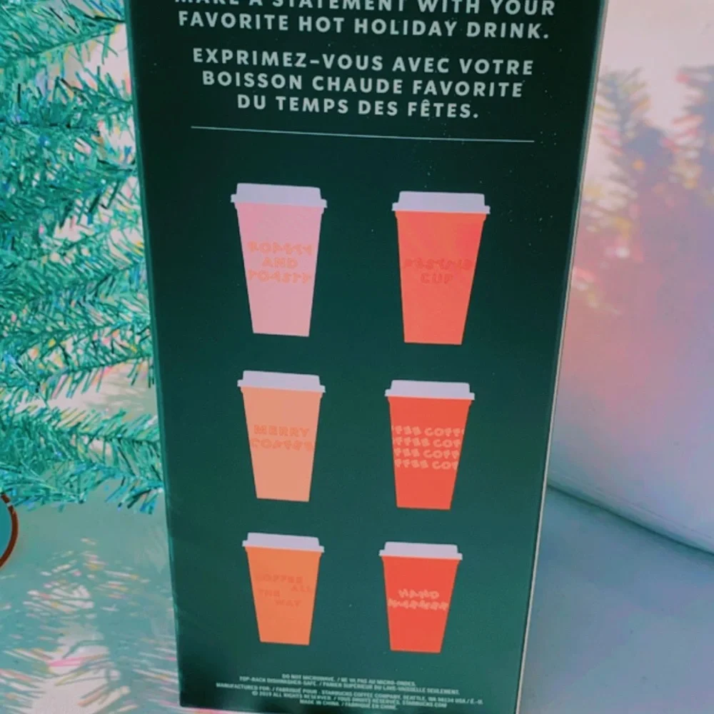 Starbucks holiday cup tumbler set